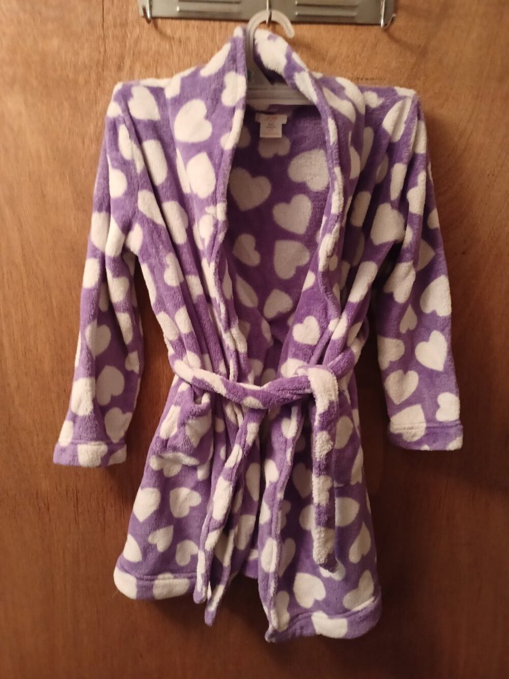 Joe Fresh Girls White & Purple Robe
